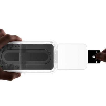 Spigen GlastR EZ FIT Pro képernyővédő fólia Nothing Phone (4a) készülékhez, edzett üveg, teljes ragasztó, 2 darabos készlet AGL11682