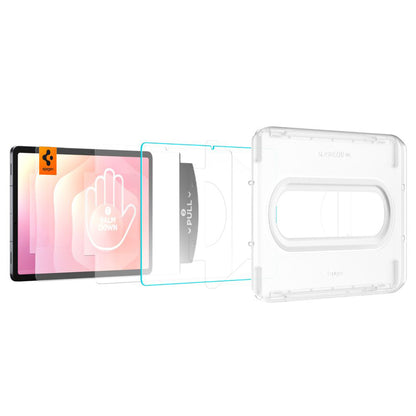 Kijelzővédő fólia Spigen GlastR EZ FIT Pro Samsung Galaxy Tab S11-hez, Edzett üveg, Teljes ragasztás AGL10198