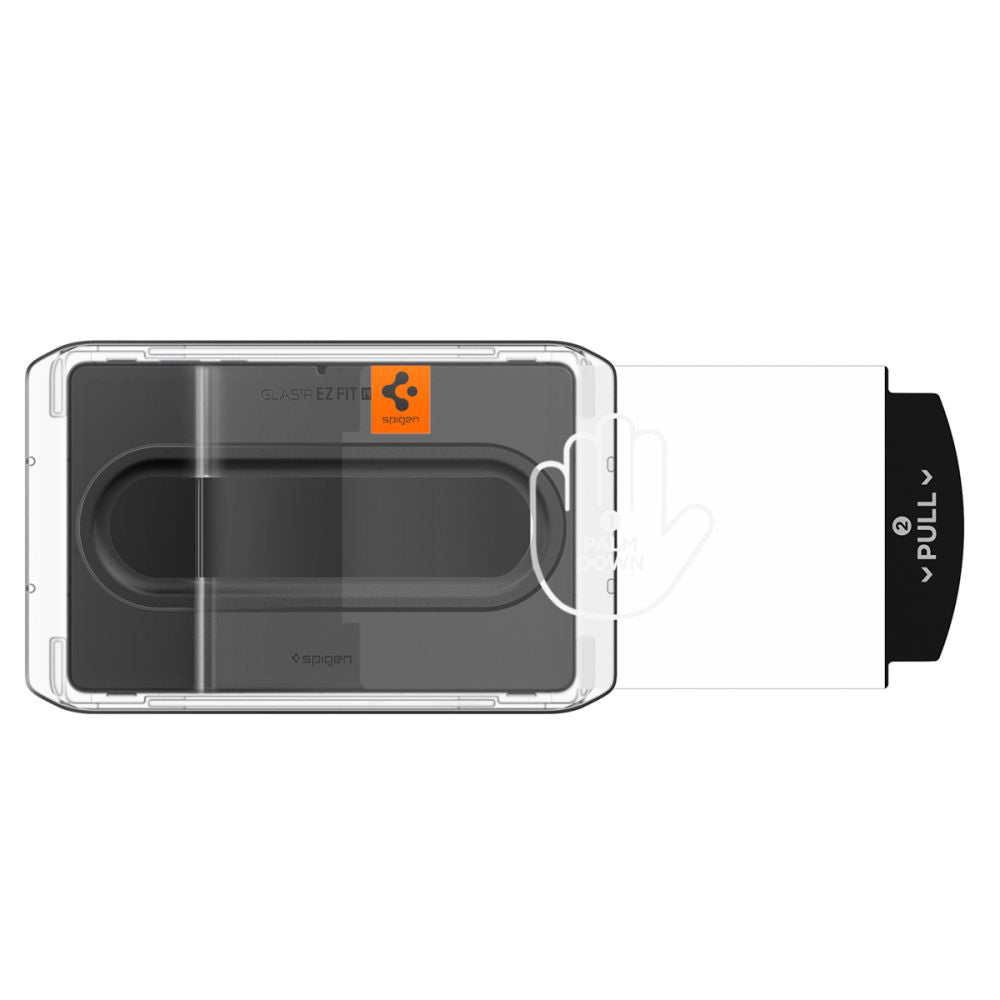 Kijelzővédő fólia Spigen GlastR EZ FIT Pro Samsung Galaxy Tab S11-hez, Edzett üveg, Teljes ragasztás AGL10198