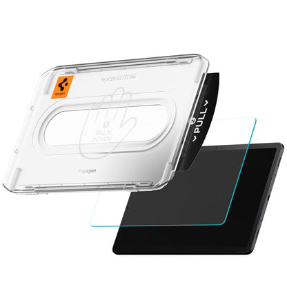 Kijelzővédő fólia Spigen GlastR EZ FIT Pro Samsung Galaxy Tab S11-hez, Edzett üveg, Teljes ragasztás AGL10198