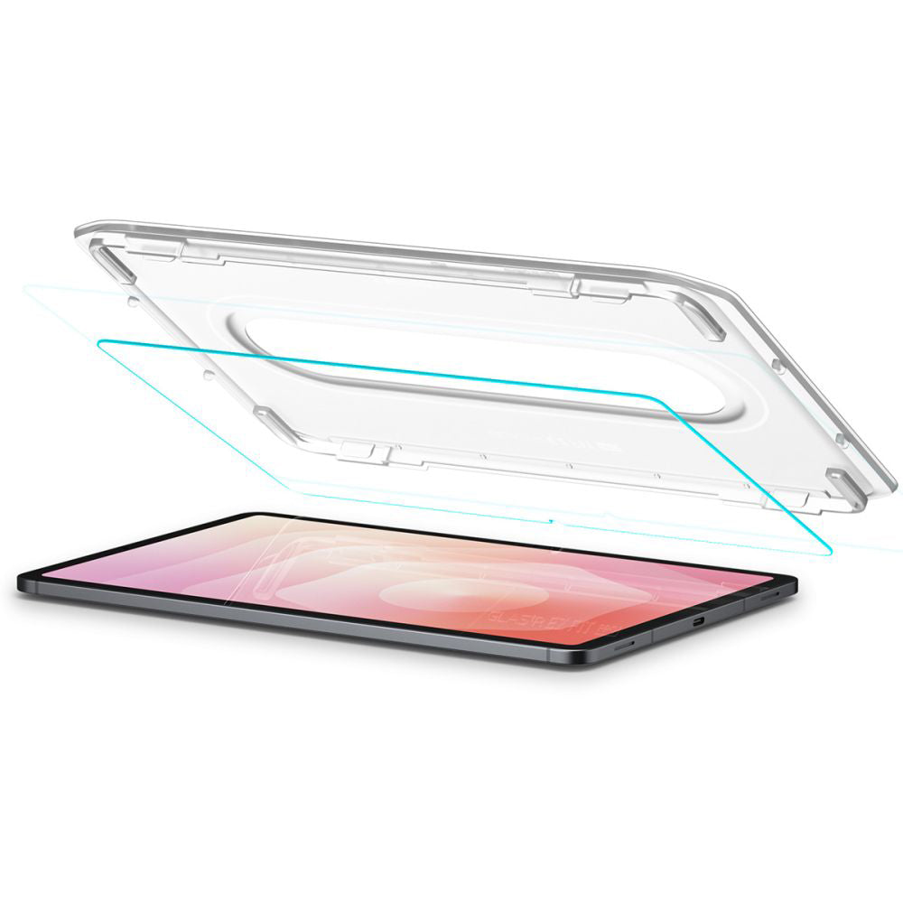 Kijelzővédő fólia Spigen GlastR EZ FIT Pro Samsung Galaxy Tab S11-hez, Edzett üveg, Teljes ragasztás AGL10198