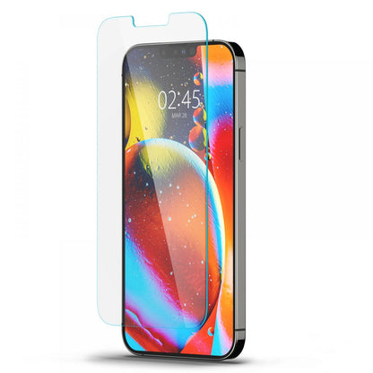 Spigen GlastR Slim védőfólia Apple iPhone 17e / 16e / 14 / 13 Pro készülékekhez, Edzett üveg, Teljes ragasztás AGL03391