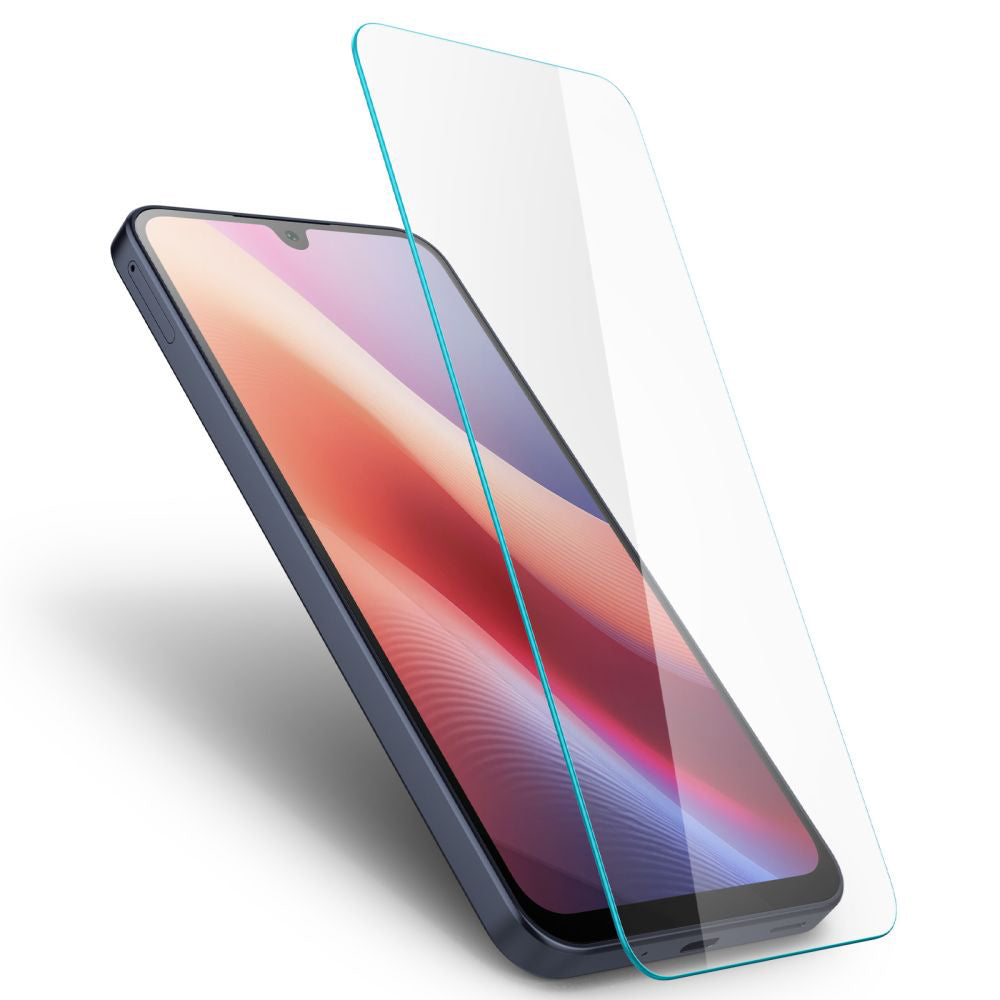 Spigen GlastR Slim képernyővédő fólia Samsung Galaxy A26 A266 / A16 5G A166 / A16 4G A165 készülékekhez, Edzett üveg, Teljes ragasztás, 2 darabos készlet