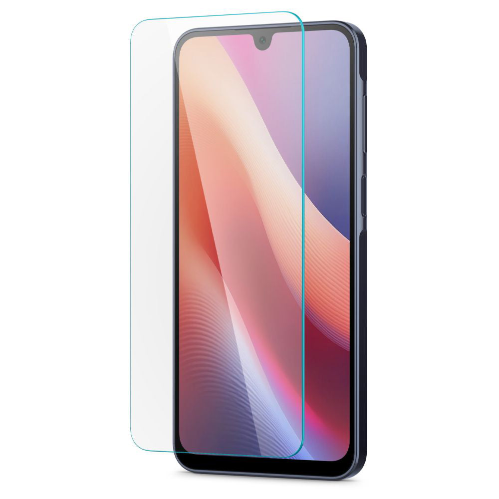 Spigen GlastR Slim képernyővédő fólia Samsung Galaxy A26 A266 / A16 5G A166 / A16 4G A165 készülékekhez, Edzett üveg, Teljes ragasztás, 2 darabos készlet