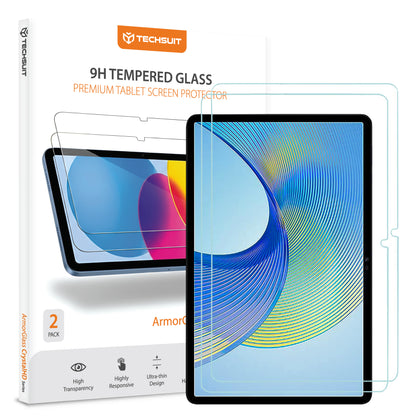 Techsuit ArmorGlass CrystalHD védőfólia Honor Pad X9a / X9 készülékhez, Edzett üveg, Teljes ragasztás, 2 darabos készlet