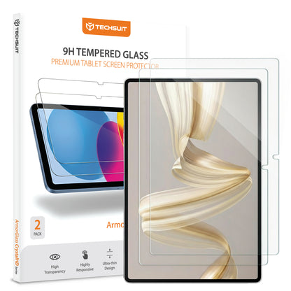 Techsuit ArmorGlass CrystalHD képernyővédő fólia Huawei MatePad Pro 12.2 (2025) készülékhez, Edzett üveg, Teljes ragasztás, 2 darabos készlet