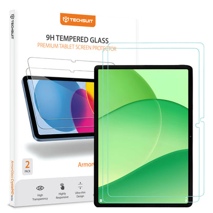 Techsuit ArmorGlass CrystalHD képernyővédő fólia OnePlus Pad Lite / Oppo Pad SE készülékekhez, Edzett üveg, Teljes ragasztás, 2 darabos készlet