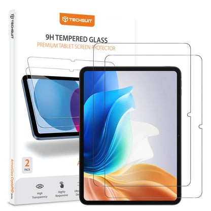 Techsuit ArmorGlass CrystalHD képernyővédő fólia Oppo Pad Air2 / Pad Neo / OnePlus Pad Go készülékekhez, Edzett üveg, Teljes ragasztás, 2 darabos készlet