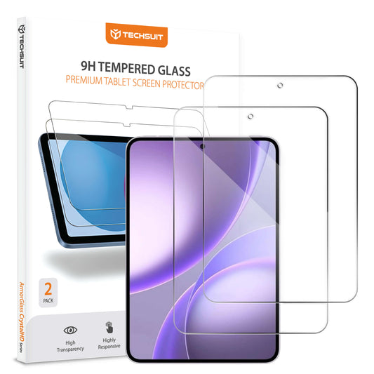 Techsuit ArmorGlass CrystalHD képernyővédő fólia Oppo Pad Mini-hez, edzett üveg, teljes ragasztó, 2 darabos készlet