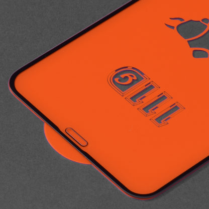 Techsuit képernyővédő fólia Apple iPhone 11 Pro Max / XS Max készülékhez, edzett üveg, teljes ragasztó, 111D, fekete