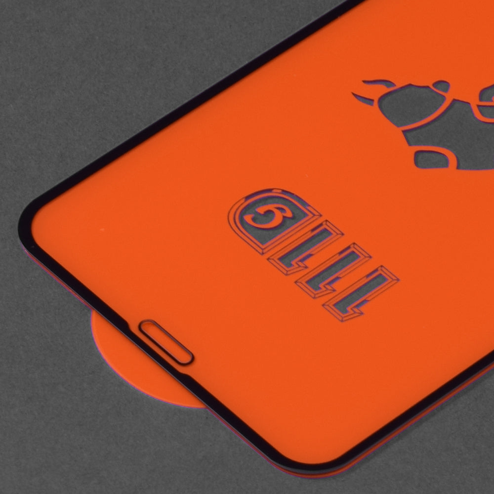Techsuit képernyővédő fólia Apple iPhone 11 Pro / XS / X készülékhez, edzett üveg, teljes ragasztó, 111D, fekete