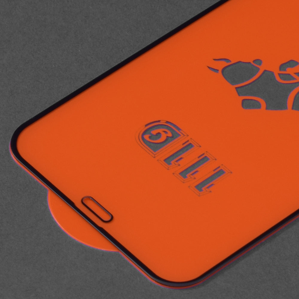 Techsuit képernyővédő fólia Apple iPhone 12 mini-hez, edzett üveg, teljes ragasztó, 111D, fekete