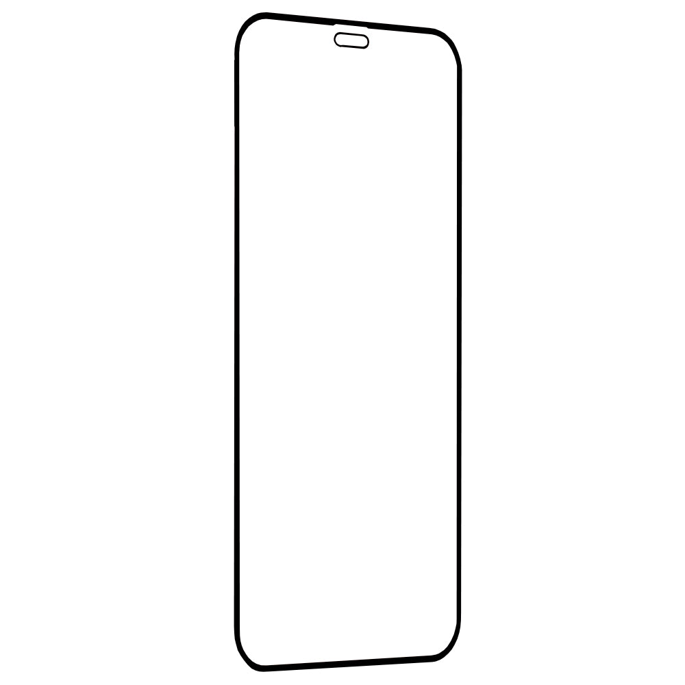 Techsuit képernyővédő fólia Apple iPhone 12 mini-hez, edzett üveg, teljes ragasztó, 111D, fekete