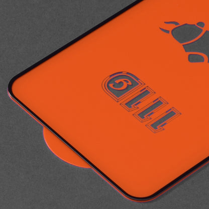Techsuit képernyővédő fólia Honor 90 Lite-hoz, edzett üveg, teljes ragasztó, 111D, fekete