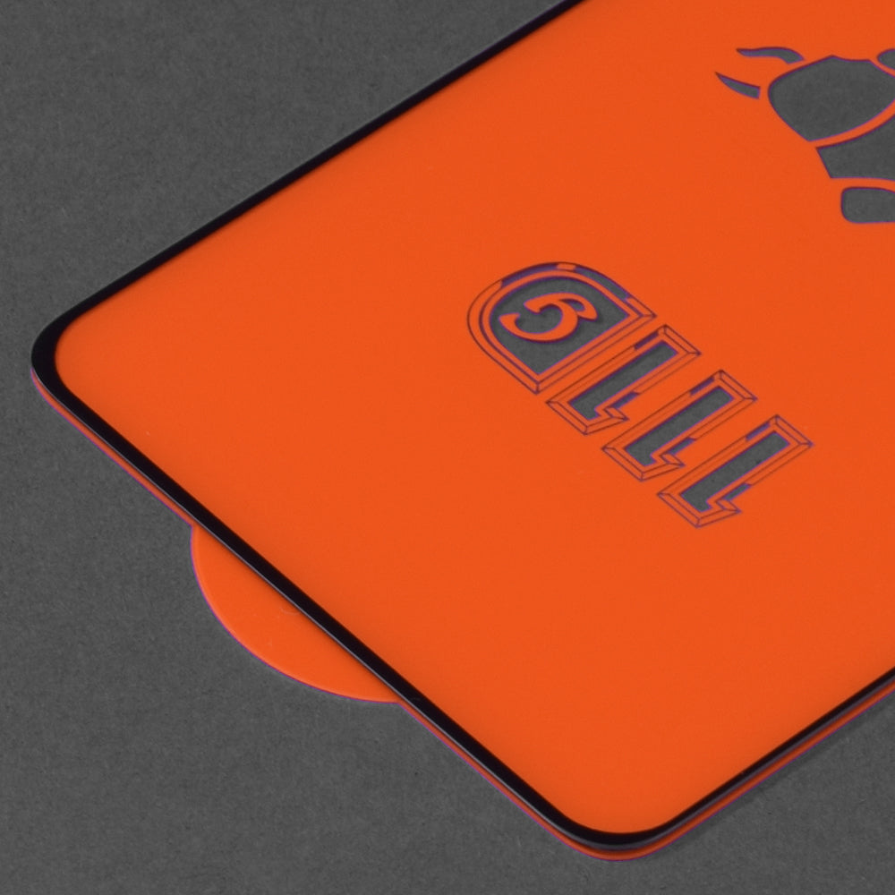 Techsuit képernyővédő fólia Huawei P smart 2021-hez, edzett üveg, teljes ragasztó, 111D, fekete