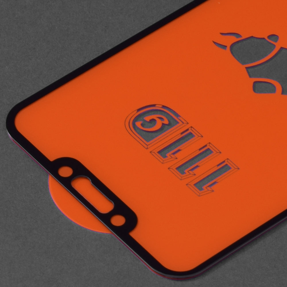 Techsuit képernyővédő fólia Huawei P Smart+ 2019 / Mate 20 Lite / nova 3 / nova 3i készülékekhez, Edzett üveg, Teljes ragasztó, 111D, Fekete
