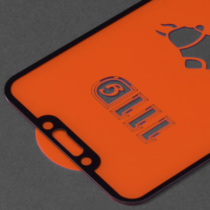 Techsuit képernyővédő fólia Huawei P Smart+ 2019 / Mate 20 Lite / nova 3 / nova 3i készülékekhez, Edzett üveg, Teljes ragasztó, 111D, Fekete