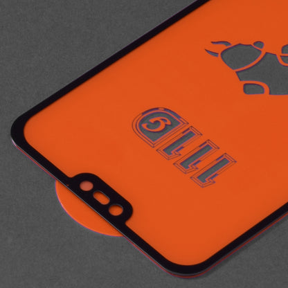 Techsuit képernyővédő fólia Huawei P20 Lite-hoz, edzett üveg, teljes ragasztó, 111D, fekete