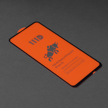 Techsuit képernyővédő fólia Huawei Y9 Prime (2019) / P Smart Z készülékhez, edzett üveg, teljes ragasztó, 111D, fekete