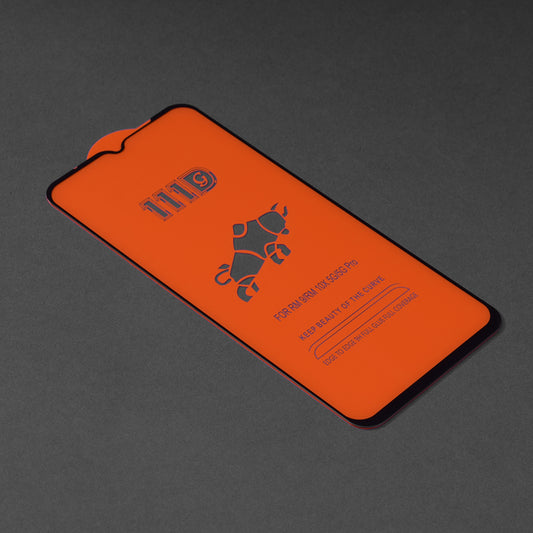 Techsuit képernyővédő fólia Oppo A18 / A38 készülékhez, edzett üveg, teljes ragasztó, 111D, fekete
