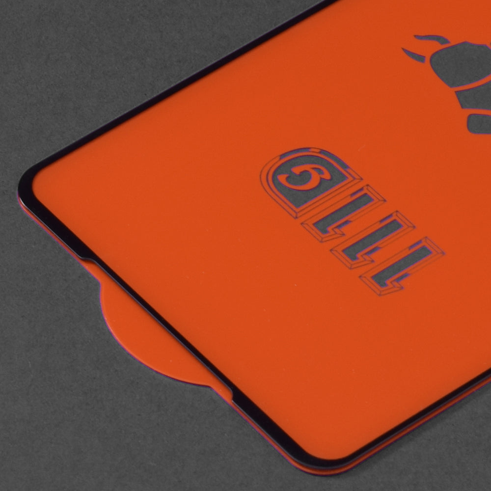Techsuit képernyővédő fólia Samsung Galaxy A21s A217 / A21 A215 készülékhez, edzett üveg, teljes ragasztó, 111D, fekete
