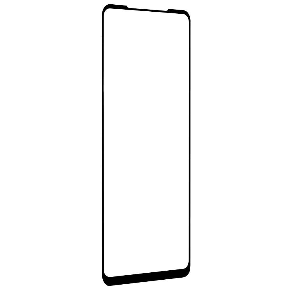 Techsuit képernyővédő fólia Samsung Galaxy A21s A217 / A21 A215 készülékhez, edzett üveg, teljes ragasztó, 111D, fekete