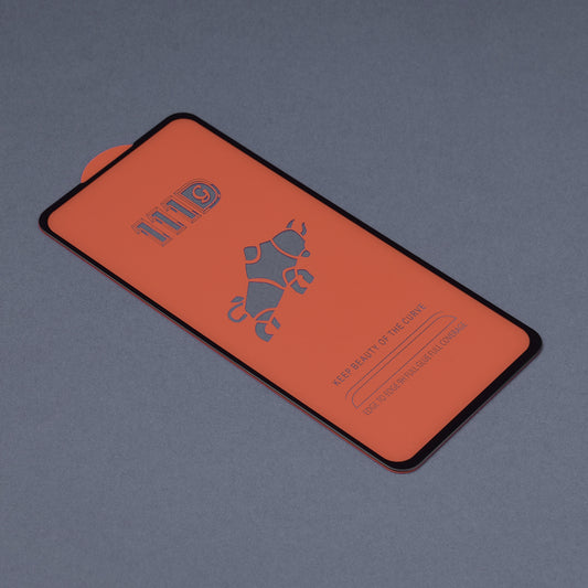 Techsuit képernyővédő fólia Samsung Galaxy A54 A546 készülékhez, edzett üveg, teljes ragasztó, 111D, fekete