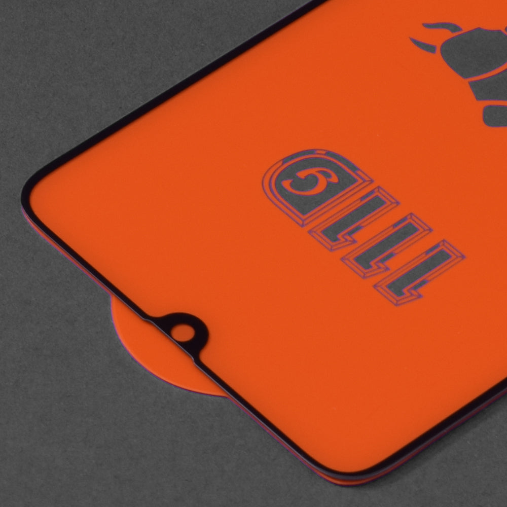Techsuit képernyővédő fólia Samsung Galaxy A70s A707 / A90 5G A908 / A70 A705 készülékekhez, edzett üveg, teljes ragasztó, 111D, fekete