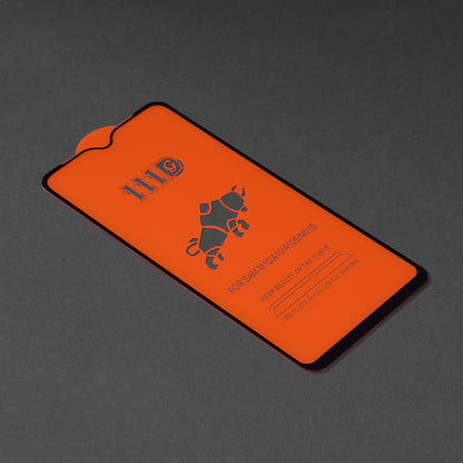 Techsuit képernyővédő fólia Samsung Galaxy M01s M017 / A10s A107 / A10 A105 / M10 M105 készülékekhez, edzett üveg, teljes ragasztó, 111D, fekete