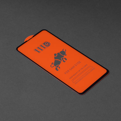 Techsuit képernyővédő fólia Samsung Galaxy S10e G970-hez, edzett üveg, teljes ragasztó, 111D, fekete