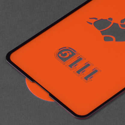 Techsuit képernyővédő fólia Samsung Galaxy S10e G970-hez, edzett üveg, teljes ragasztó, 111D, fekete