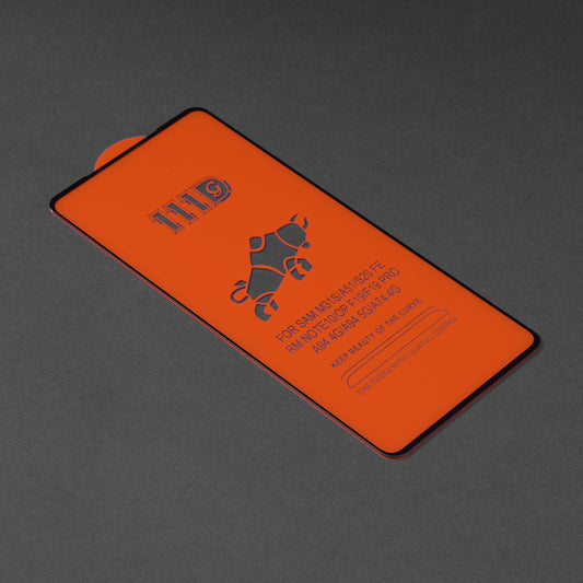 Techsuit képernyővédő fólia Samsung Galaxy S20 FE 2022 G781 / S20 FE 5G G781 / S20 FE G780 készülékhez, edzett üveg, teljes ragasztó, 111D, fekete