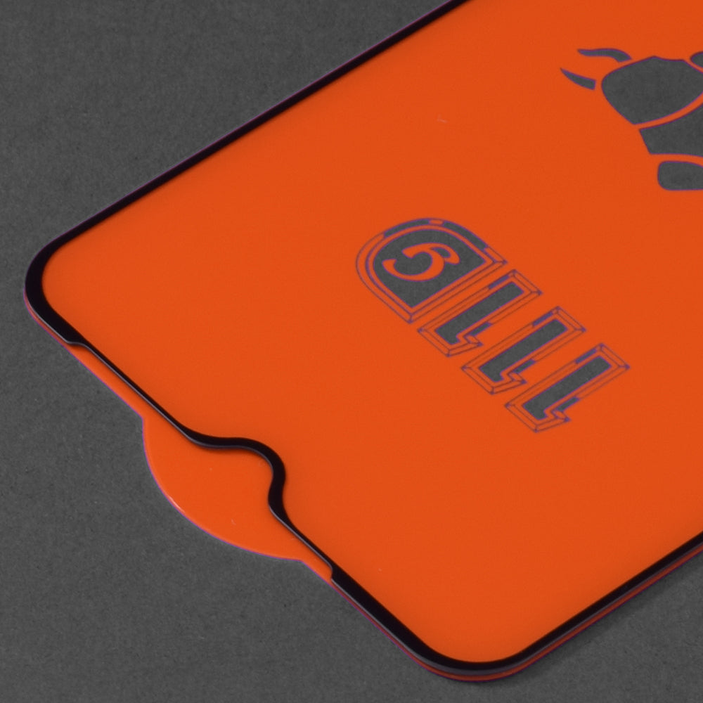 Techsuit képernyővédő fólia Xiaomi Redmi 9 Power / 9T / Poco M3 készülékhez, edzett üveg, teljes ragasztó, 111D, fekete
