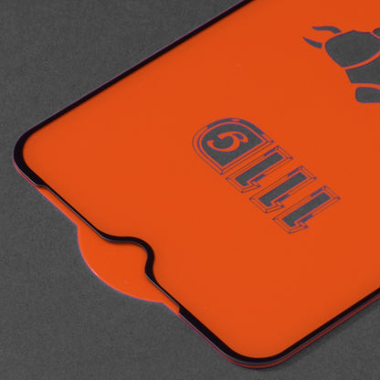 Techsuit képernyővédő fólia Xiaomi Redmi 9 Power / 9T / Poco M3 készülékhez, edzett üveg, teljes ragasztó, 111D, fekete