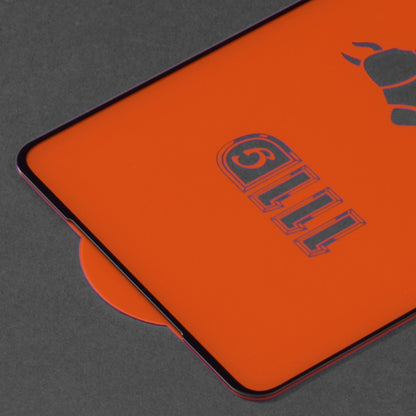 Techsuit képernyővédő fólia Xiaomi Redmi Note 12S-hez, edzett üveg, teljes ragasztó, 111D, fekete