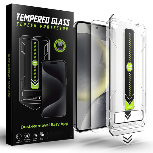 Techsuit TitanGlass CrystalHD képernyővédő fólia Samsung Galaxy S25 S931 / S24 S921 készülékekhez, edzett üveg, teljes ragasztóval