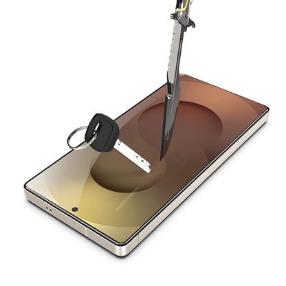 Techsuit TitanGlass CrystalHD képernyővédő fólia Samsung Galaxy S26 Ultra készülékhez, Edzett üveg, Teljes ragasztás