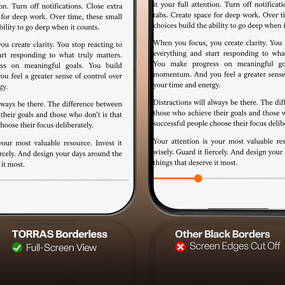 Torras HD képernyővédő fólia Apple iPhone 18 Pro Max / 17 Pro Max készülékhez, edzett üveg, teljes ragasztóval
