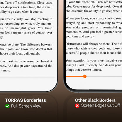 Torras HD képernyővédő fólia Apple iPhone 18 Pro Max / 17 Pro Max készülékhez, edzett üveg, teljes ragasztóval