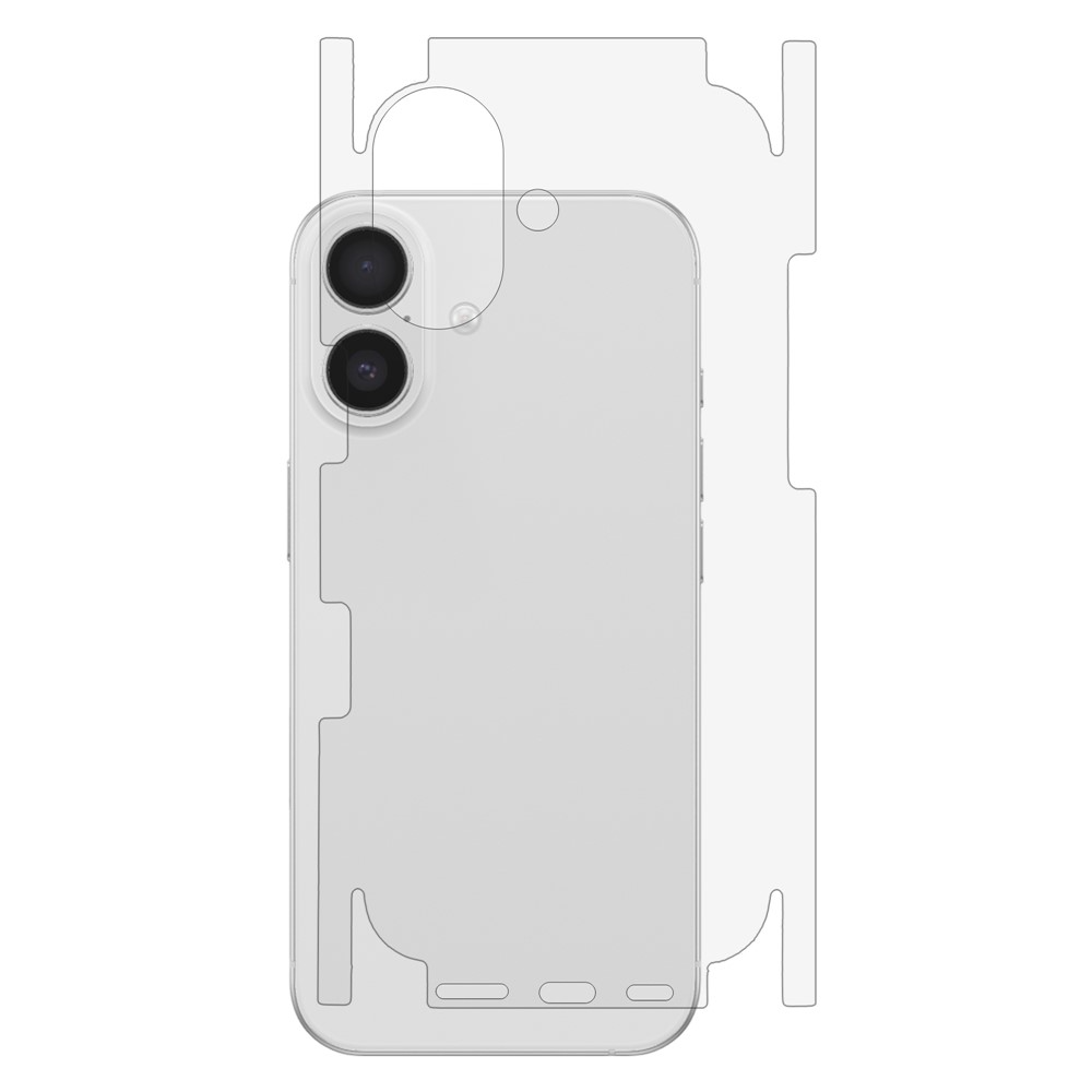 OEM hátlapvédő fólia Apple iPhone 17-hez, műanyag