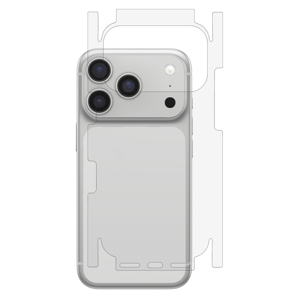 OEM hátlapvédő fólia Apple iPhone 17 Pro Max-hoz, műanyag