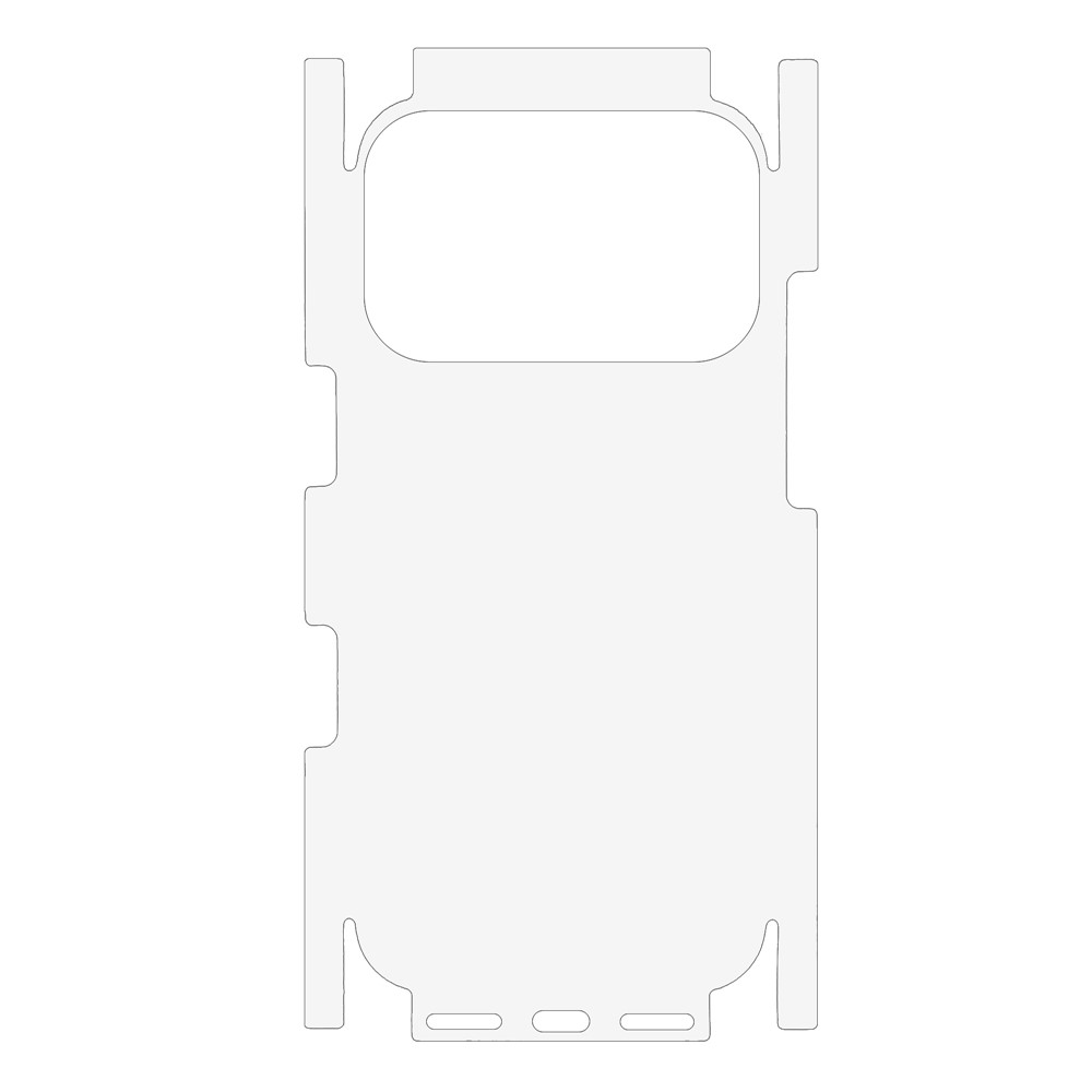 OEM hátlapvédő fólia Apple iPhone 17 Pro Max-hoz, műanyag