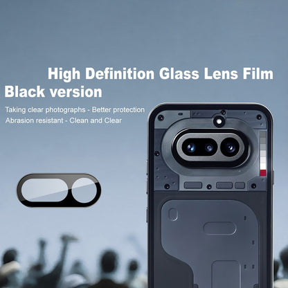 Techsuit hátlapi védőfólia Nothing Phone (4a) készülékhez, edzett üveg, fekete