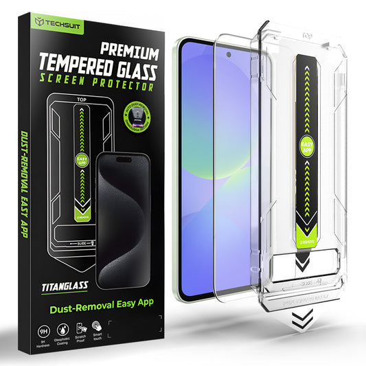 Techsuit TitanGlass CrystalHD képernyővédő fólia Samsung Galaxy A37 5G / A36 A366 készülékekhez, edzett üveg