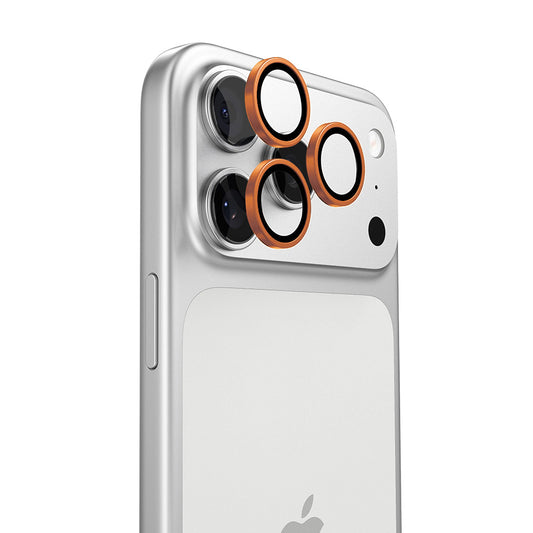 Torras Lensguard hátlapi kamera védőfólia Apple iPhone 17 Pro Max / 17 Pro készülékhez, edzett üveg, narancssárga