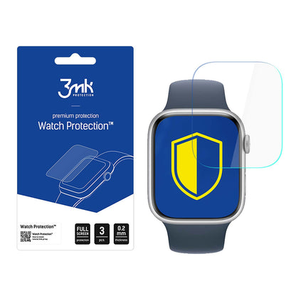 3MK Arc védőfólia Apple Watch Series 11 46mm-hez, 3 darabos készlet, Műanyag