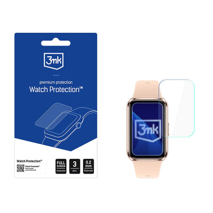 3MK Arc védőfólia Huawei Band 11-hez, 3 darabos készlet, Műanyag