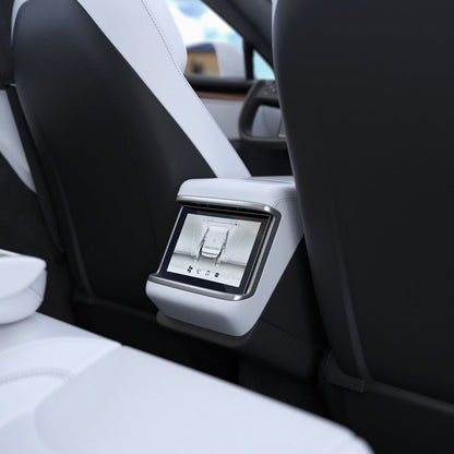 Spigen GlastR Slim Anti-Glare védőfólia Real Touchscreen Tesla X / S (2022 - 2021) készülékekhez, Edzett üveg, Fekete