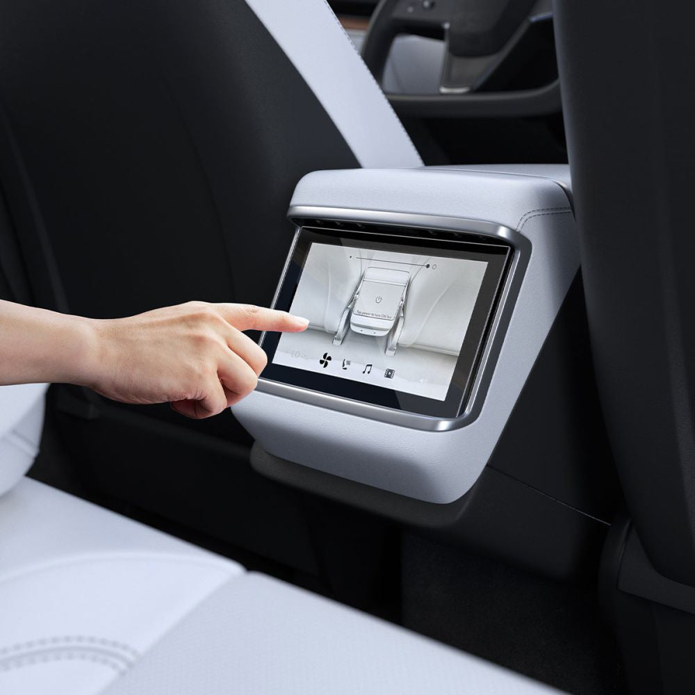 Spigen GlastR Slim Anti-Glare védőfólia Real Touchscreen Tesla X / S (2022 - 2021) készülékekhez, Edzett üveg, Fekete