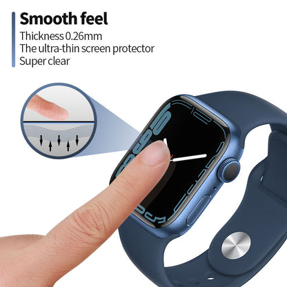Blueo High Molecule védőfólia Apple Watch 40mm sorozathoz, edzett üveg, fekete